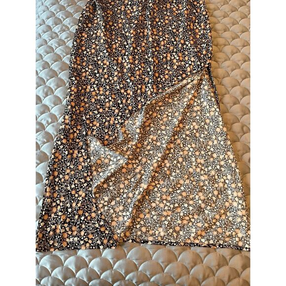 Nili Lotan Women's Target Floral Slit Maxi Skirt Size Large - Picture 6 of 6